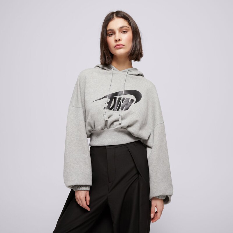 NIKE MIKINA S KAPUCŇOU W NSW OS FLC CROP DANCE