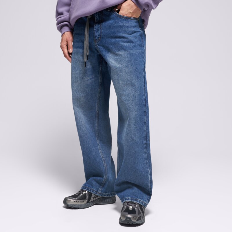 PROSTO NOHAVICE  JEANS BAGGY TARMAC BLUE