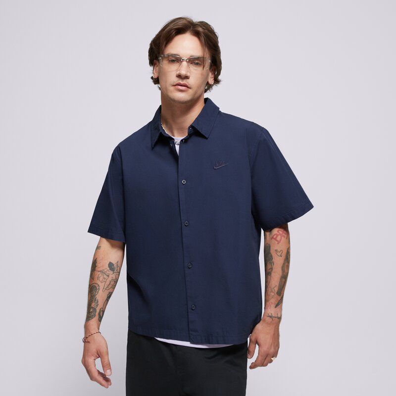 NIKE KOŠEĽA M NK CLUB SS BTN SHIRT WSH