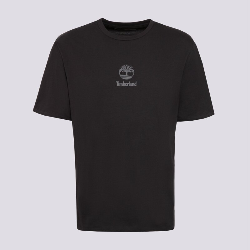 TIMBERLAND TRIČKO NEW SMALL LOGO PRINT SS TEE BLACK PAVEMENT