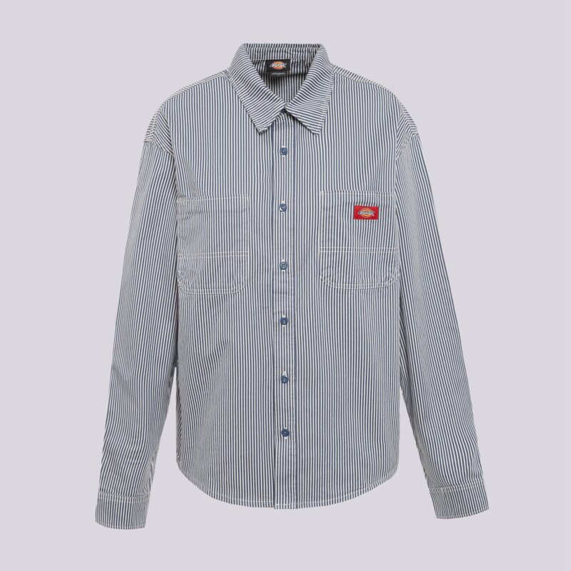 DICKIES HICKORY WORK SHIRT LS